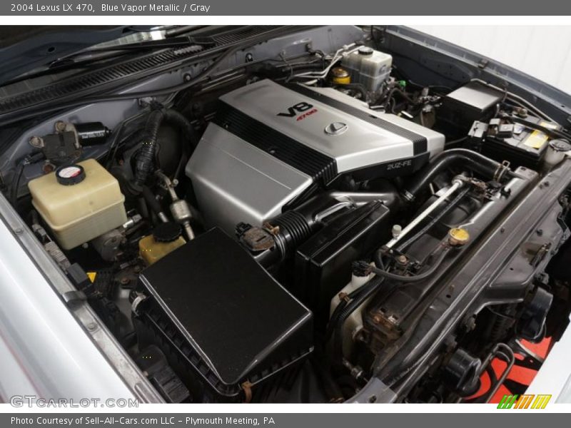 Blue Vapor Metallic / Gray 2004 Lexus LX 470
