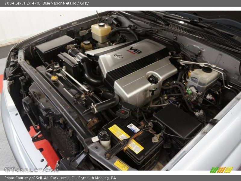 Blue Vapor Metallic / Gray 2004 Lexus LX 470