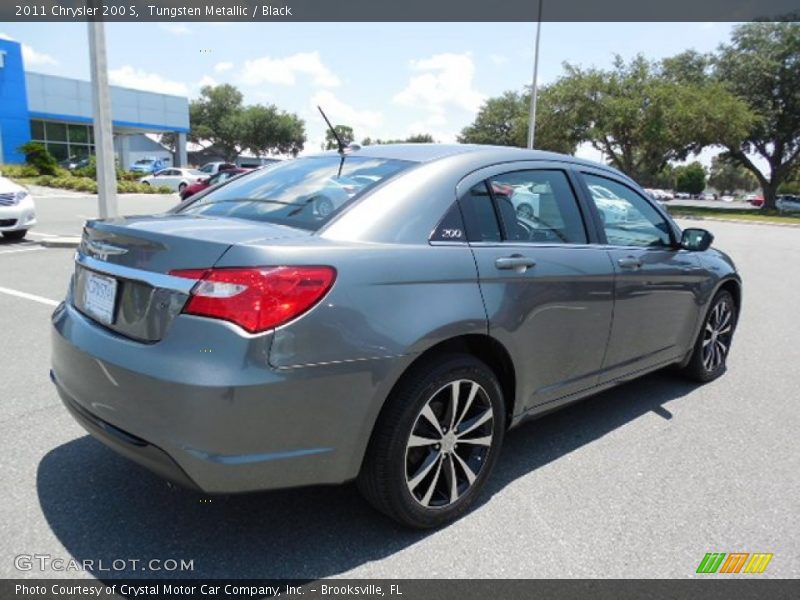 Tungsten Metallic / Black 2011 Chrysler 200 S