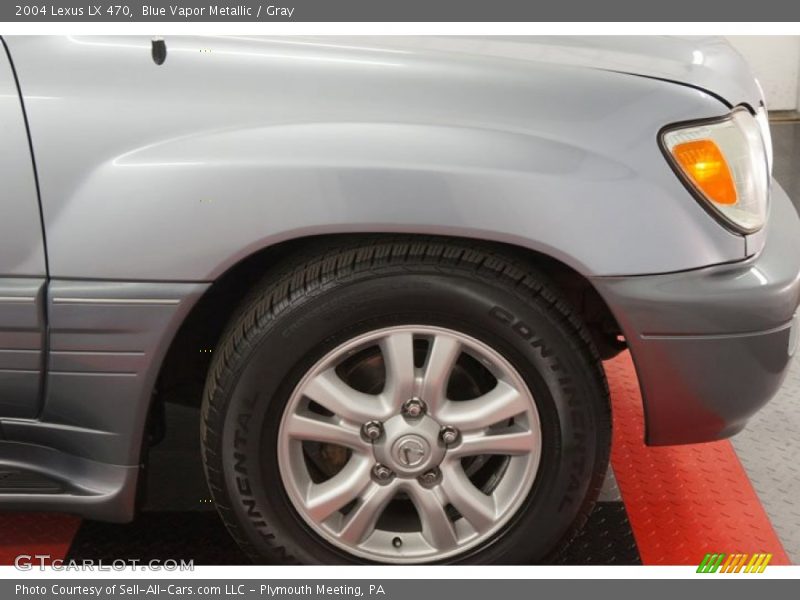 Blue Vapor Metallic / Gray 2004 Lexus LX 470