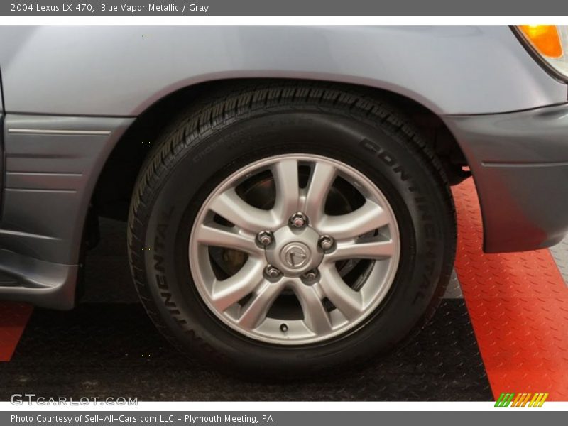 Blue Vapor Metallic / Gray 2004 Lexus LX 470