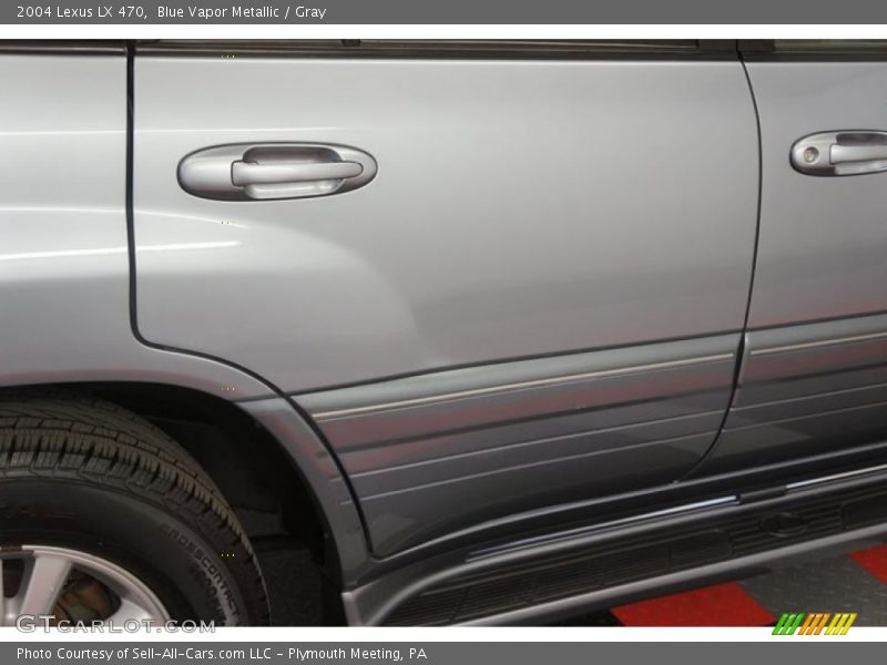 Blue Vapor Metallic / Gray 2004 Lexus LX 470