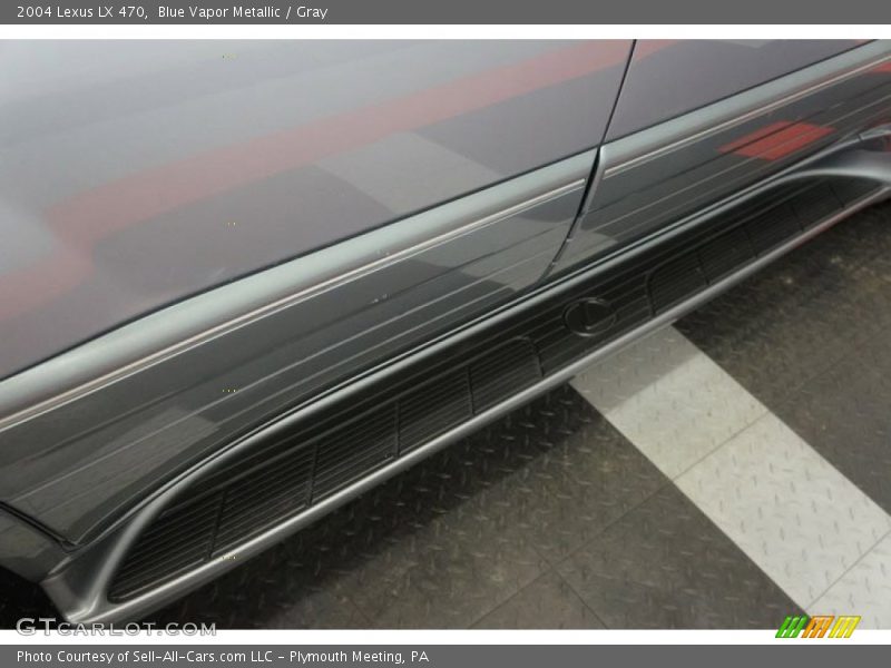 Blue Vapor Metallic / Gray 2004 Lexus LX 470