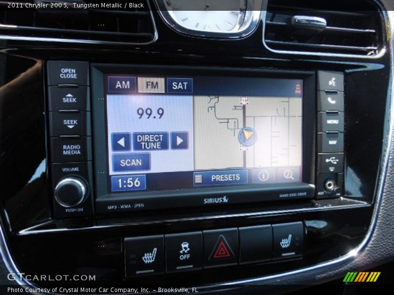 Tungsten Metallic / Black 2011 Chrysler 200 S