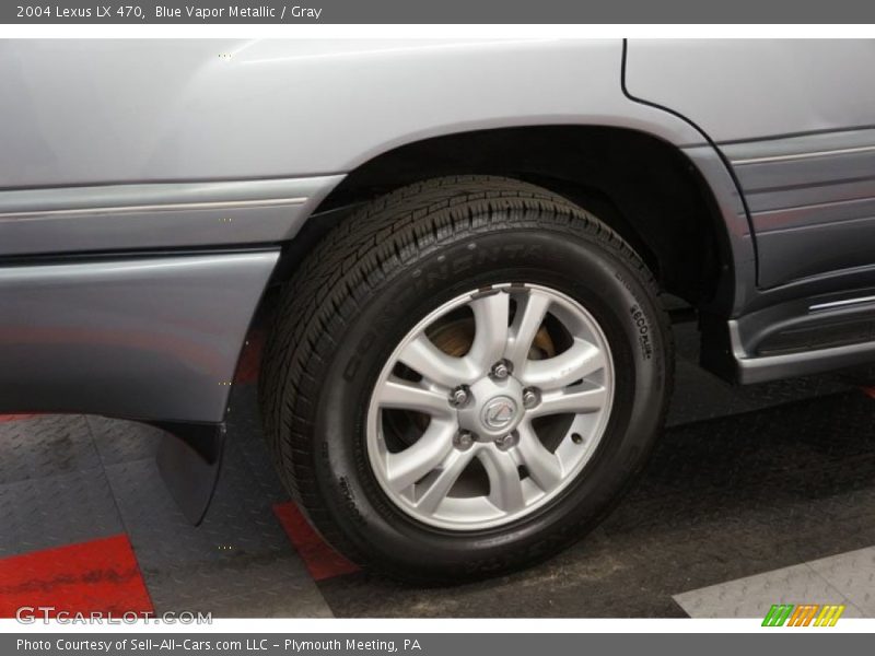 Blue Vapor Metallic / Gray 2004 Lexus LX 470