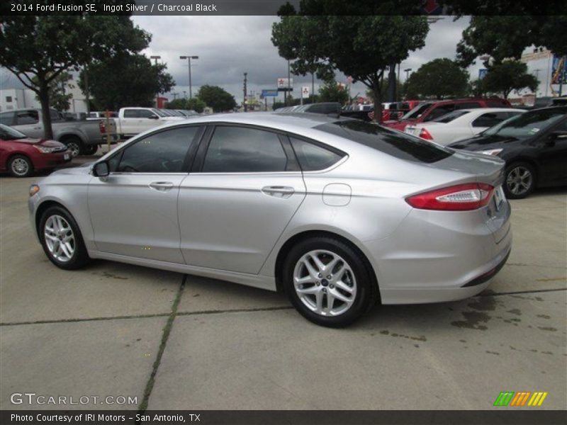 Ingot Silver / Charcoal Black 2014 Ford Fusion SE