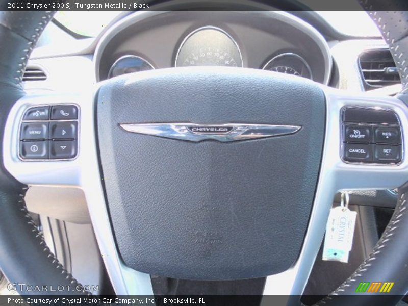 Tungsten Metallic / Black 2011 Chrysler 200 S