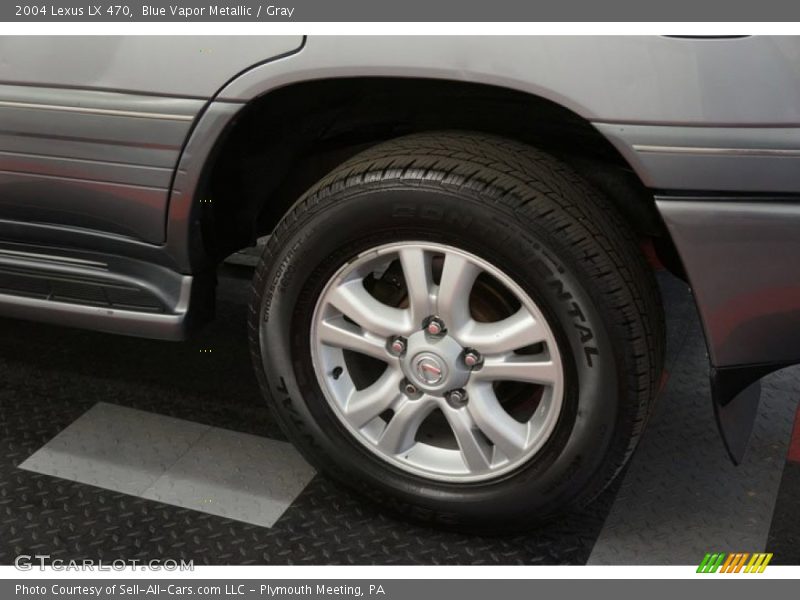 Blue Vapor Metallic / Gray 2004 Lexus LX 470