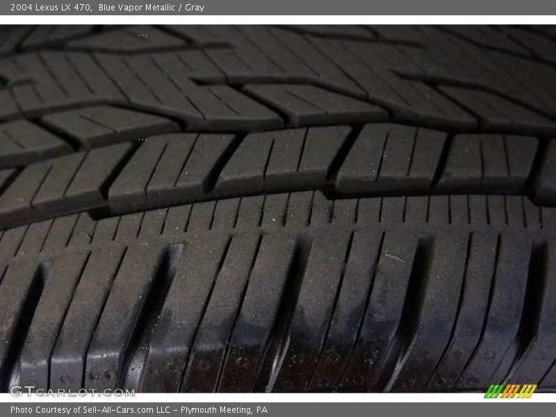 Blue Vapor Metallic / Gray 2004 Lexus LX 470