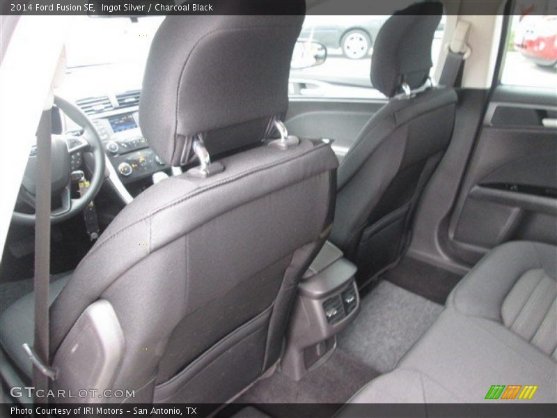 Ingot Silver / Charcoal Black 2014 Ford Fusion SE