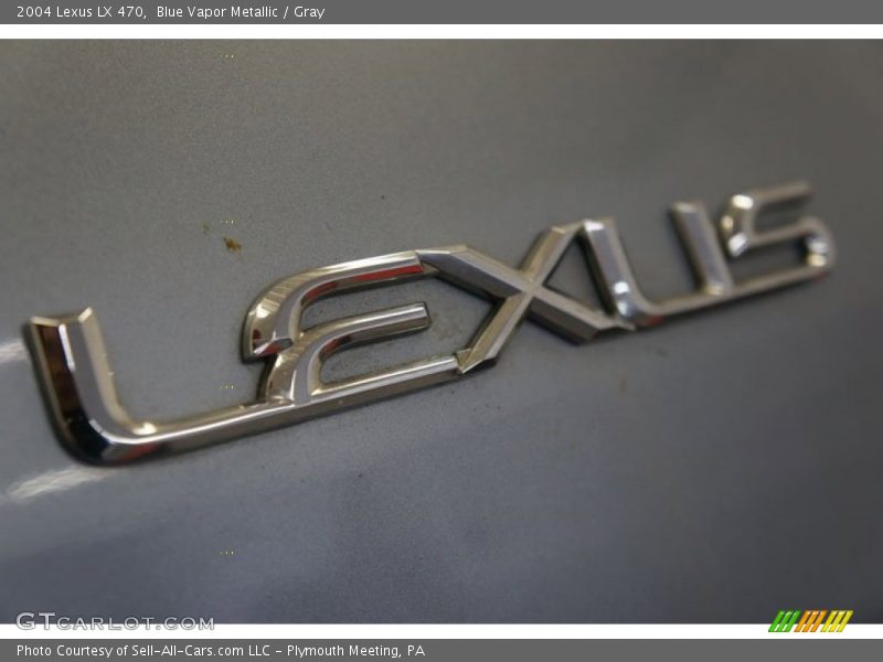 Blue Vapor Metallic / Gray 2004 Lexus LX 470