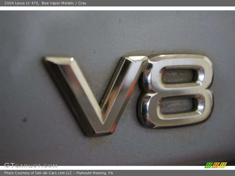 Blue Vapor Metallic / Gray 2004 Lexus LX 470