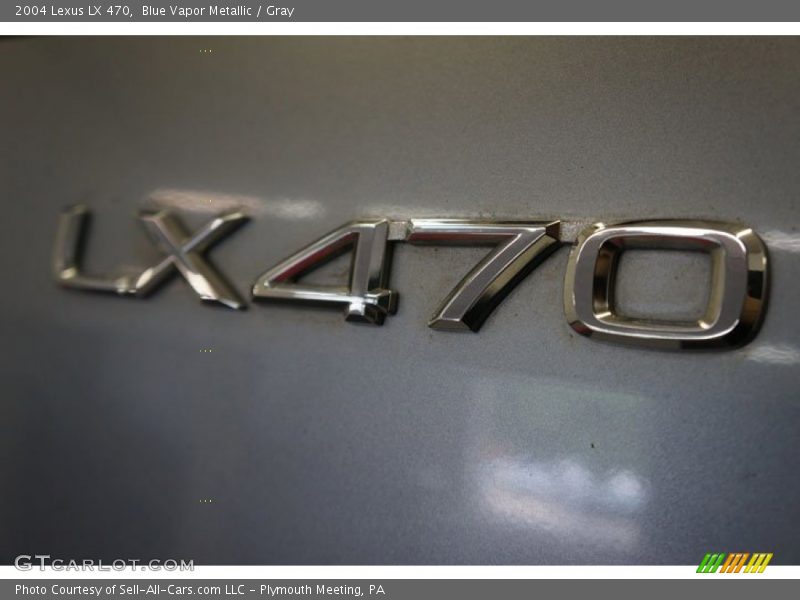 Blue Vapor Metallic / Gray 2004 Lexus LX 470