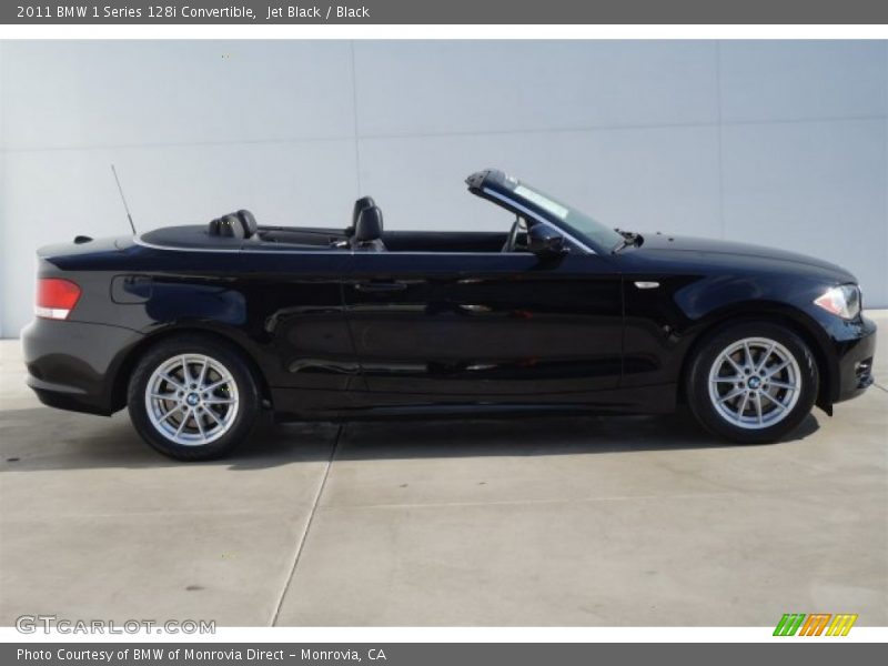 Jet Black / Black 2011 BMW 1 Series 128i Convertible