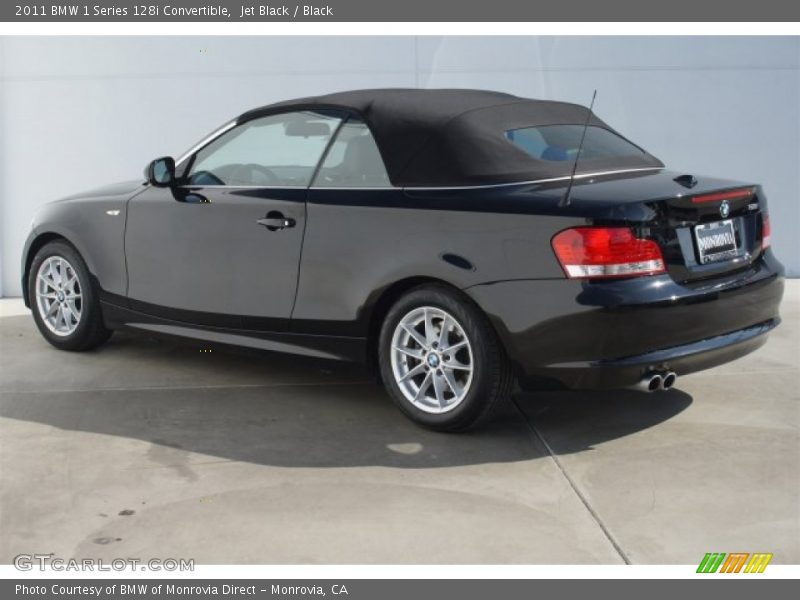 Jet Black / Black 2011 BMW 1 Series 128i Convertible