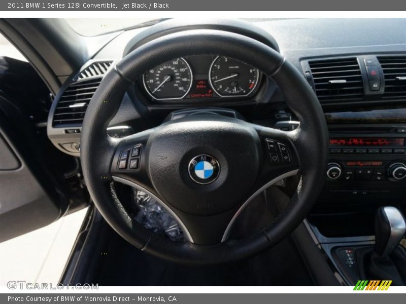 Jet Black / Black 2011 BMW 1 Series 128i Convertible