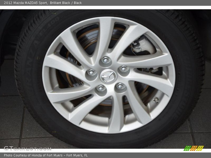 Brilliant Black / Black 2012 Mazda MAZDA5 Sport