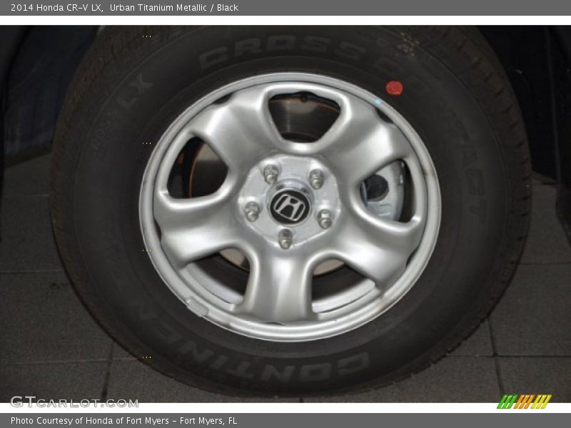 Urban Titanium Metallic / Black 2014 Honda CR-V LX