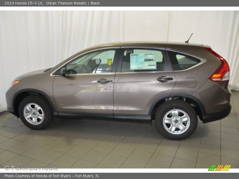 Urban Titanium Metallic / Black 2014 Honda CR-V LX