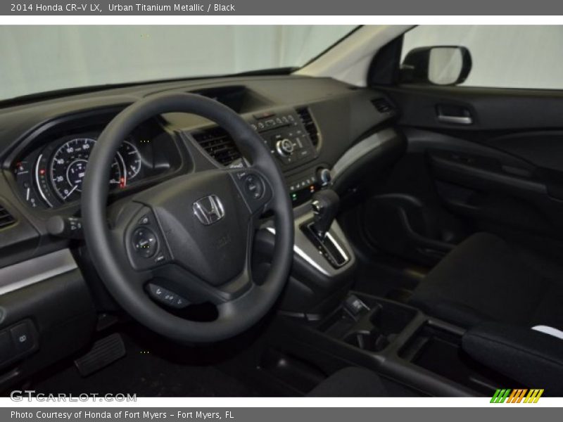 Urban Titanium Metallic / Black 2014 Honda CR-V LX