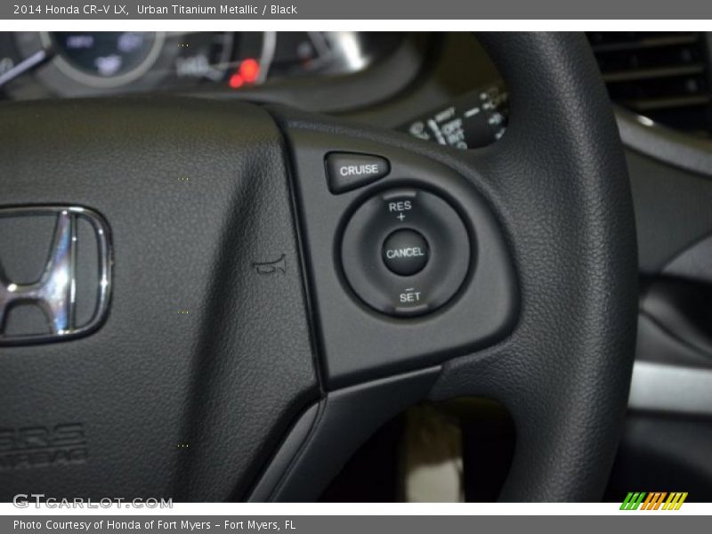 Urban Titanium Metallic / Black 2014 Honda CR-V LX