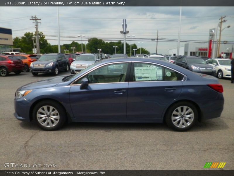 Twilight Blue Metallic / Warm Ivory 2015 Subaru Legacy 2.5i Premium