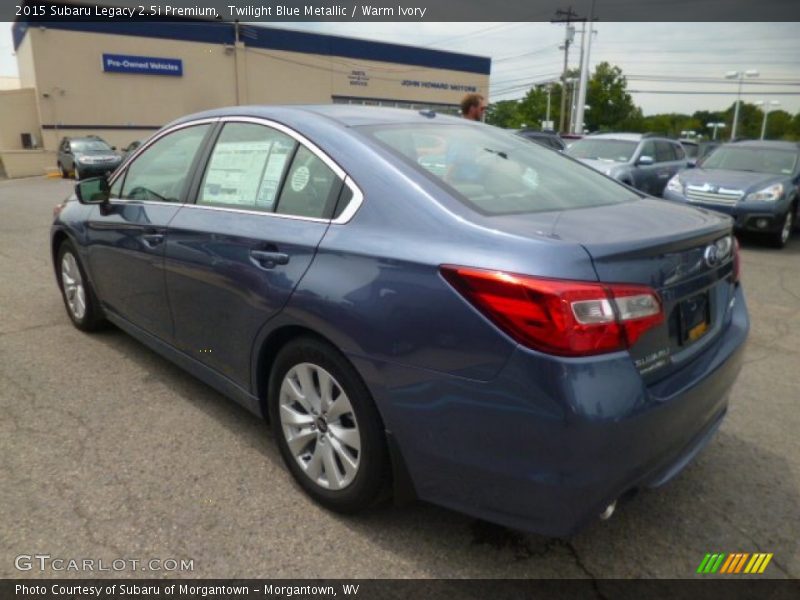 Twilight Blue Metallic / Warm Ivory 2015 Subaru Legacy 2.5i Premium