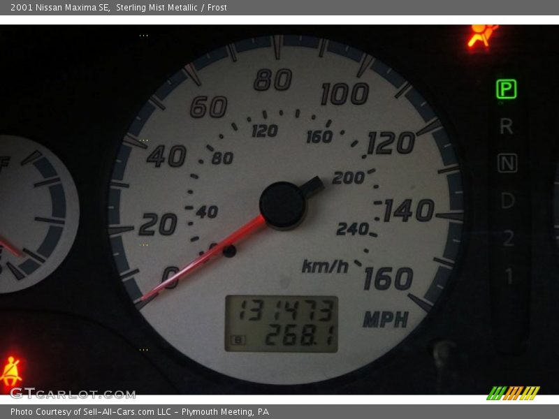Sterling Mist Metallic / Frost 2001 Nissan Maxima SE