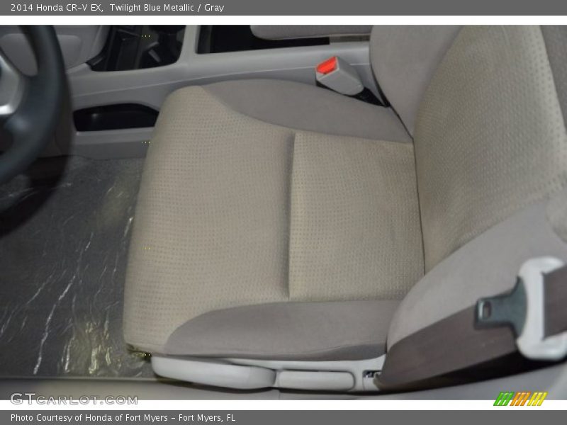 Twilight Blue Metallic / Gray 2014 Honda CR-V EX