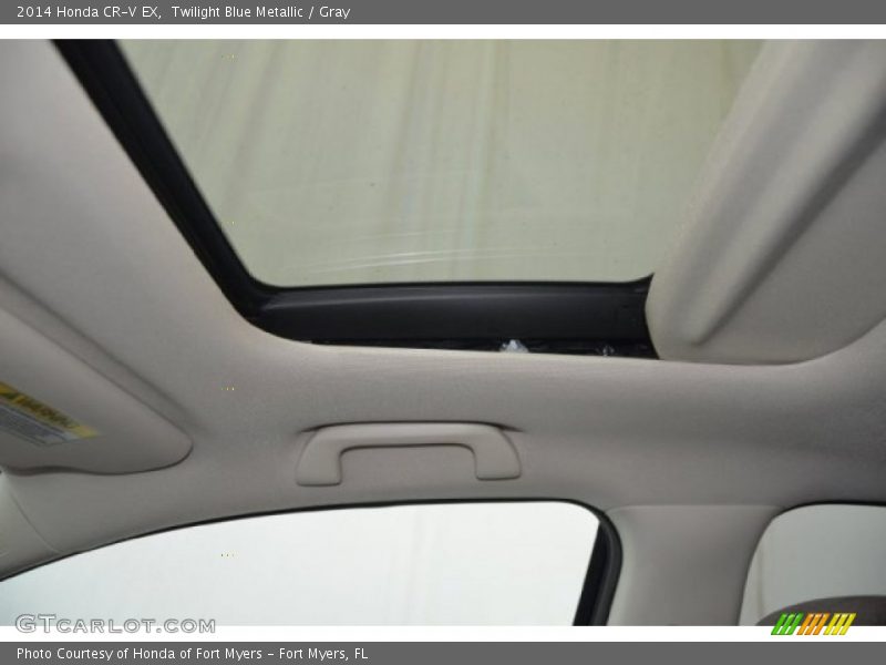 Twilight Blue Metallic / Gray 2014 Honda CR-V EX
