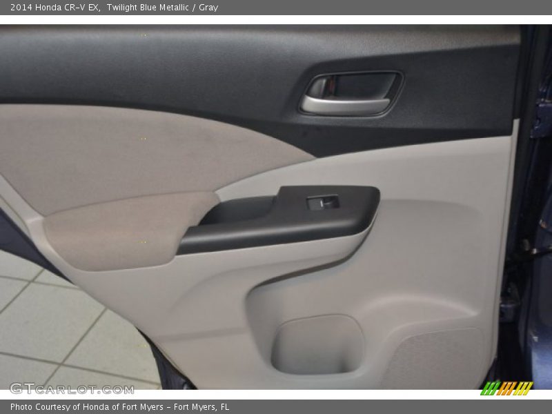 Twilight Blue Metallic / Gray 2014 Honda CR-V EX
