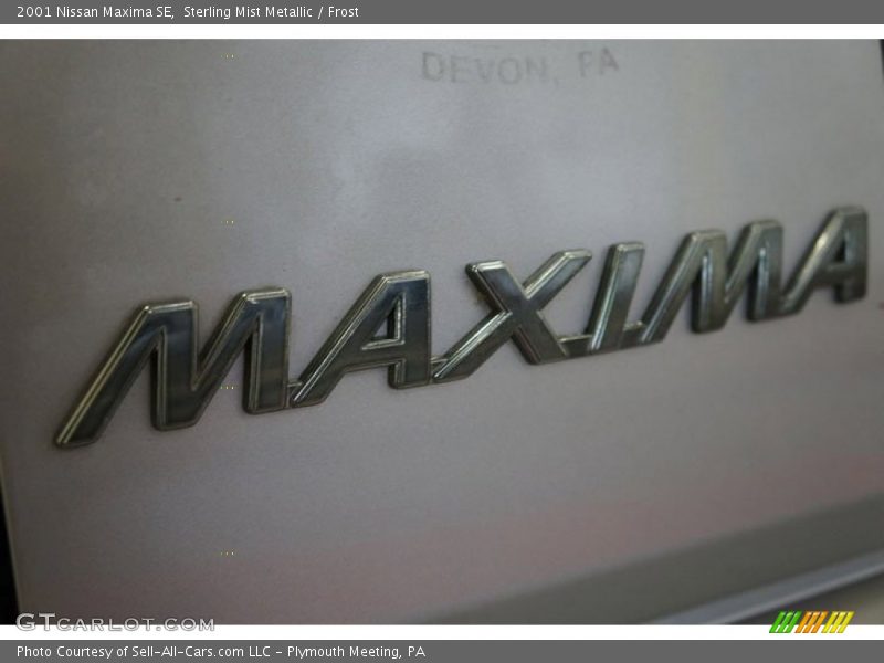 Sterling Mist Metallic / Frost 2001 Nissan Maxima SE
