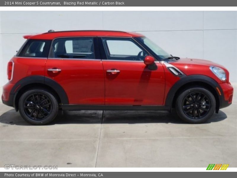 Blazing Red Metallic / Carbon Black 2014 Mini Cooper S Countryman