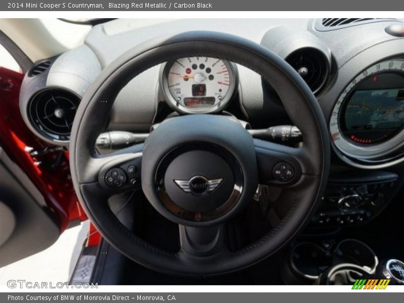 Blazing Red Metallic / Carbon Black 2014 Mini Cooper S Countryman