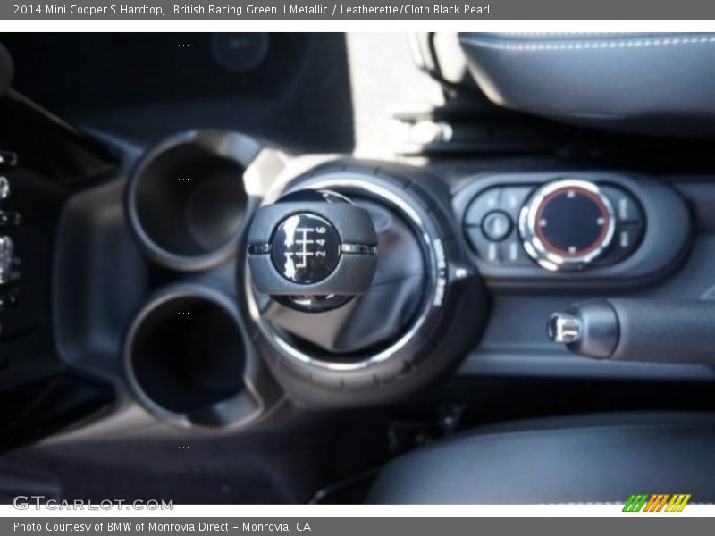 British Racing Green II Metallic / Leatherette/Cloth Black Pearl 2014 Mini Cooper S Hardtop