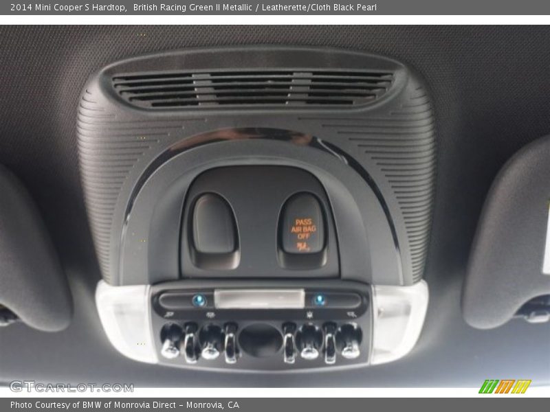 British Racing Green II Metallic / Leatherette/Cloth Black Pearl 2014 Mini Cooper S Hardtop