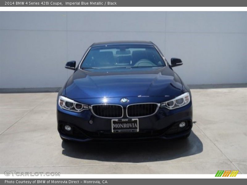 Imperial Blue Metallic / Black 2014 BMW 4 Series 428i Coupe