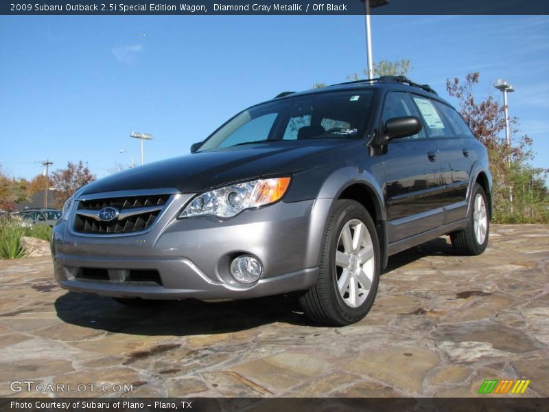 Diamond Gray Metallic / Off Black 2009 Subaru Outback 2.5i Special Edition Wagon