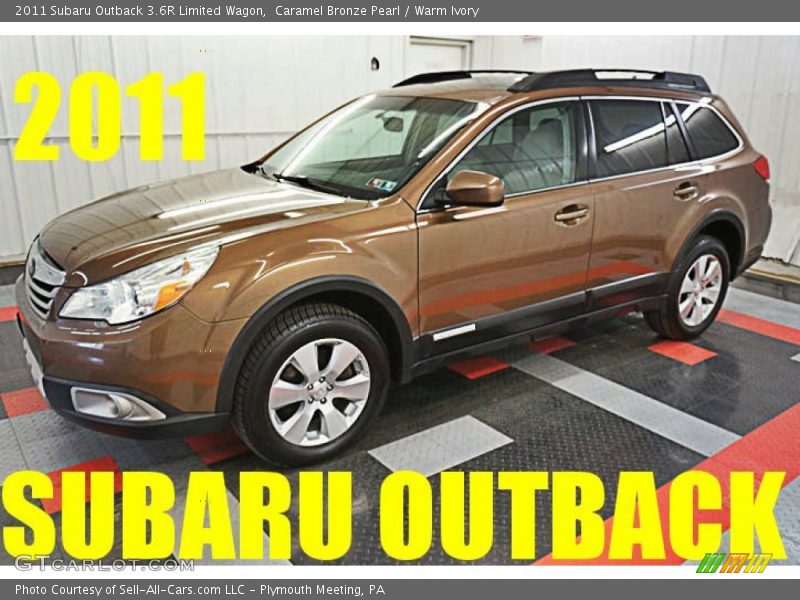 Caramel Bronze Pearl / Warm Ivory 2011 Subaru Outback 3.6R Limited Wagon