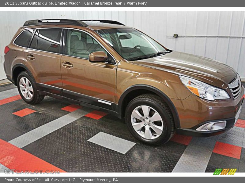 Caramel Bronze Pearl / Warm Ivory 2011 Subaru Outback 3.6R Limited Wagon