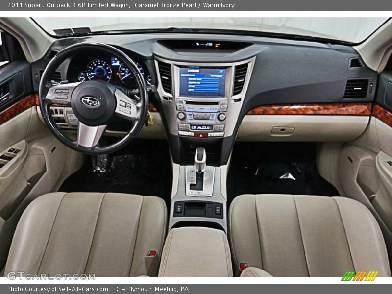 Caramel Bronze Pearl / Warm Ivory 2011 Subaru Outback 3.6R Limited Wagon