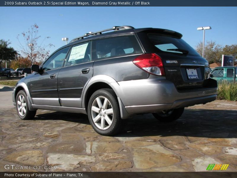 Diamond Gray Metallic / Off Black 2009 Subaru Outback 2.5i Special Edition Wagon