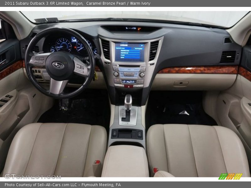 Caramel Bronze Pearl / Warm Ivory 2011 Subaru Outback 3.6R Limited Wagon