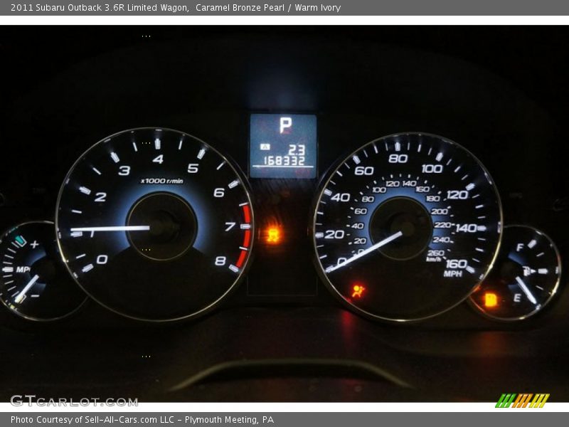 Caramel Bronze Pearl / Warm Ivory 2011 Subaru Outback 3.6R Limited Wagon
