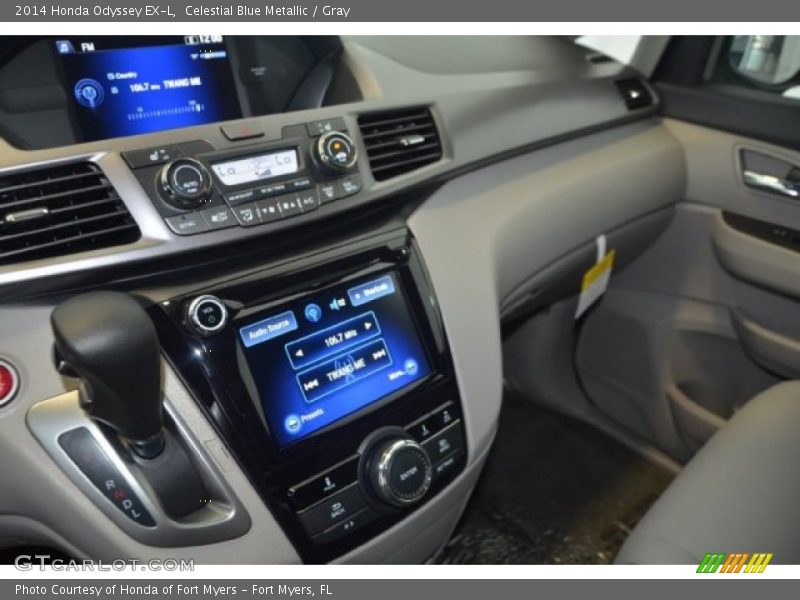 Celestial Blue Metallic / Gray 2014 Honda Odyssey EX-L