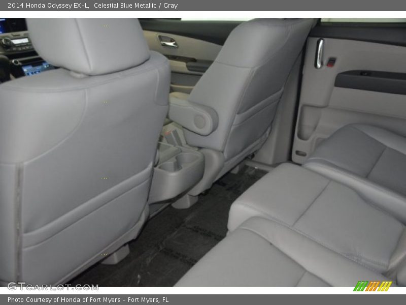 Celestial Blue Metallic / Gray 2014 Honda Odyssey EX-L