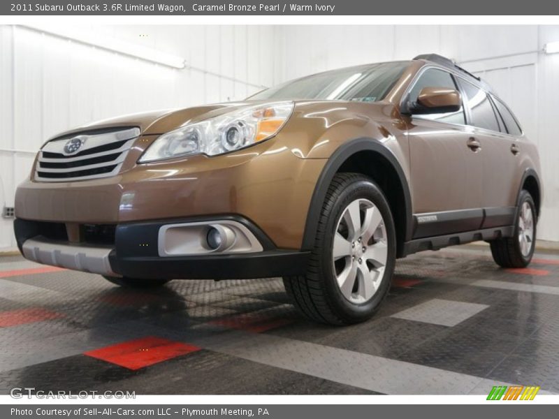 Caramel Bronze Pearl / Warm Ivory 2011 Subaru Outback 3.6R Limited Wagon