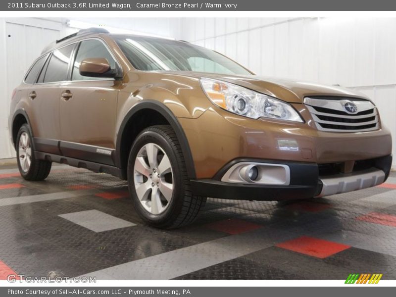 Caramel Bronze Pearl / Warm Ivory 2011 Subaru Outback 3.6R Limited Wagon