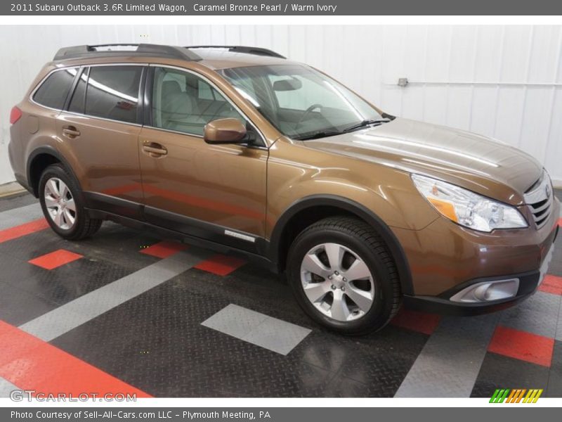 Caramel Bronze Pearl / Warm Ivory 2011 Subaru Outback 3.6R Limited Wagon