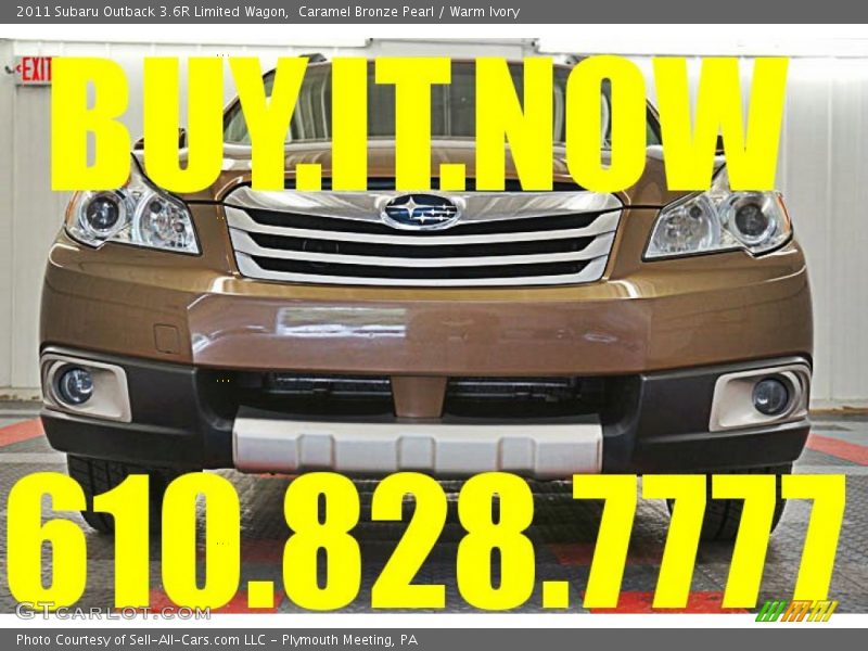 Caramel Bronze Pearl / Warm Ivory 2011 Subaru Outback 3.6R Limited Wagon
